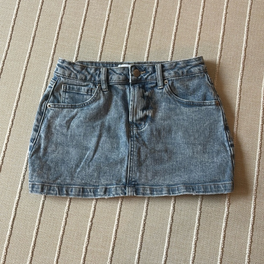 Mini Jean skirt